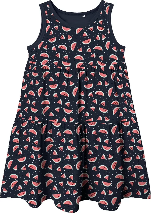 NAME IT Kinder Jerseykleid NKFVIGGA Doppelpack 3