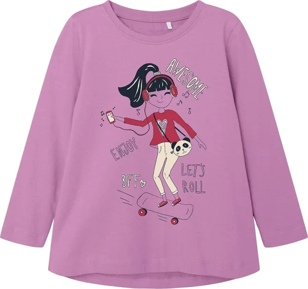 NAME IT Langarmshirt NMFVIOLET 1