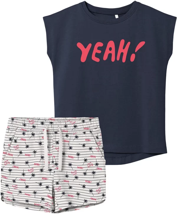 NAME IT Set T-Shirt + Shorts NKFVIGEA 1