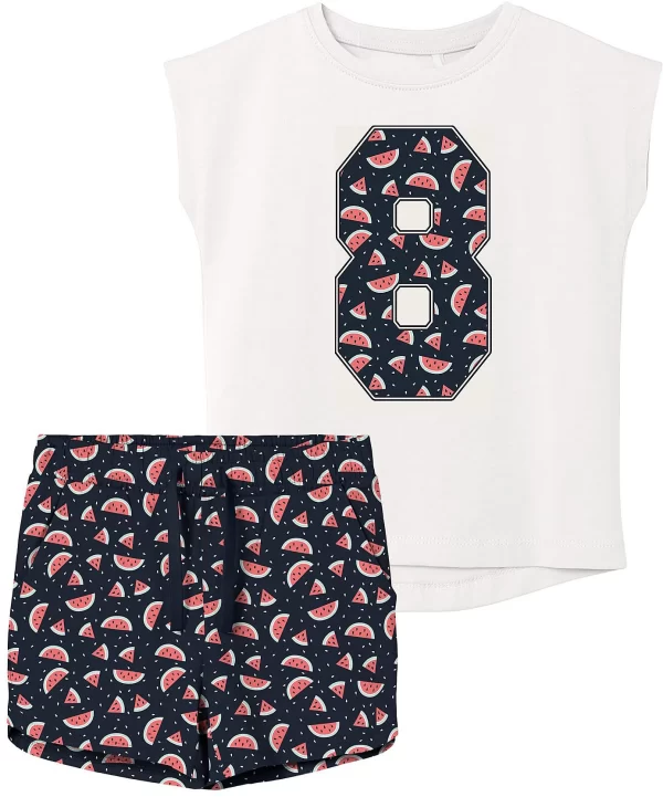 NAME IT Set T-Shirt + Shorts NKFVIGEA 1