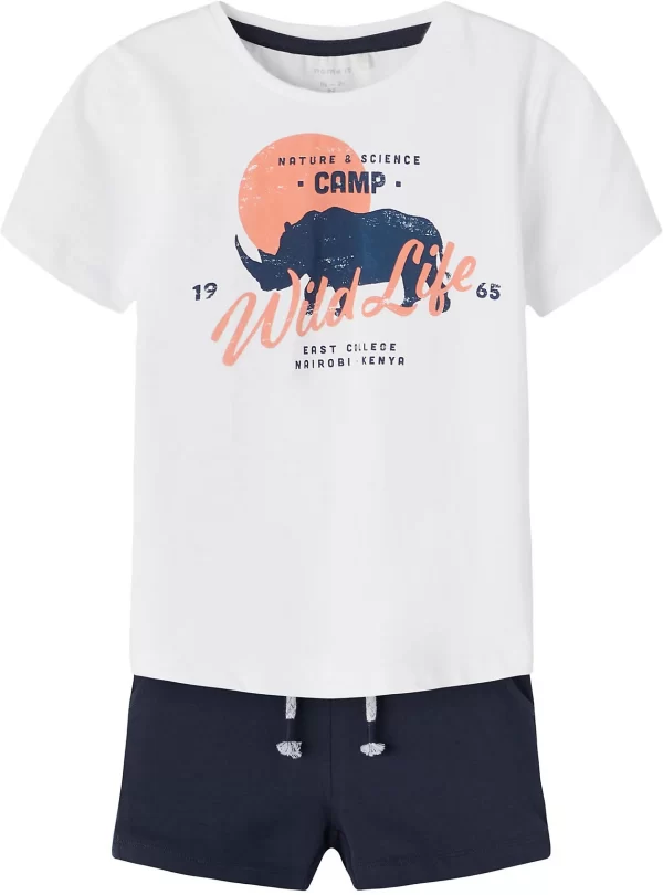 NAME IT Set T-Shirt + Shorts NMMZACO , Organic Cotton 1