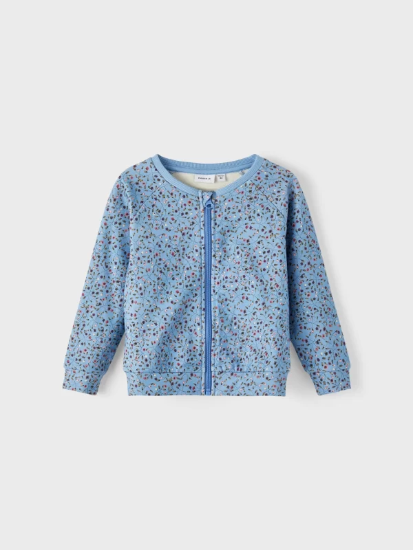 NAME IT Strickjacke. Langarm. Rundhals Blau 4