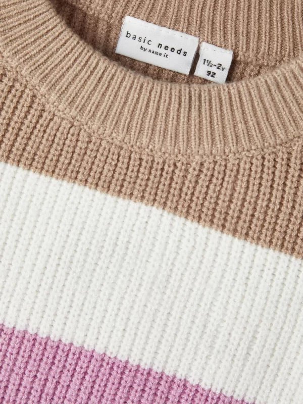NAME IT Strickpullover – Langarm – Rundhals Crimson 4