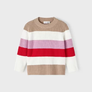 NAME IT Strickpullover – Langarm – Rundhals Crimson 12