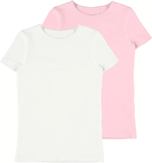 NAME IT T-Shirt NKFTOP Doppelpack , Organic Cotton 1