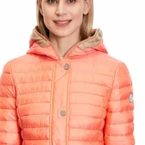 AMBER & JUNE Steppjacke Mit Kapuze Chili 21