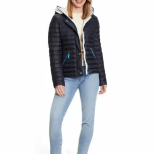 AMBER & JUNE Steppjacke Mit Kapuze Dunkelblau 19