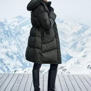 BETTY BARCLAY Daunen-Steppjacke Mit Kapuze Dunkelgrün 35