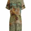Peter Hahn Kleid Dress Orange/ Multicolor 14