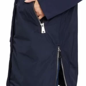 AMBER & JUNE Winterjacke Kunstdaune Dunkelblau 25