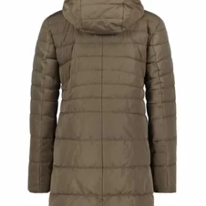 AMBER & JUNE Winterjacke Kunstdaune Khaki Braun 13