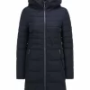 AMBER & JUNE Winterjacke Kunstdaune Dunkelblau 31