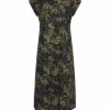ANNA AURA Leinenkleid Linen Schwarz/ Oliv 14