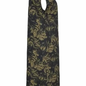 ANNA AURA Leinenkleid Linen Schwarz/ Oliv 12