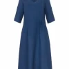 ANNA AURA Sommerkleid Linen Meerblau 16
