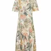 GREEN COTTON® Jerseykleid Cotton Beige/ Multicolor 20