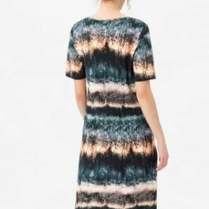 GREEN COTTON® Jerseykleid Cotton Blau/ Natur/ Multicolor 13