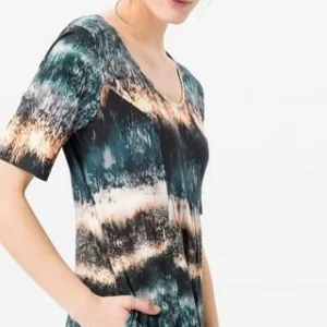 GREEN COTTON® Jerseykleid Cotton Blau/ Natur/ Multicolor 15