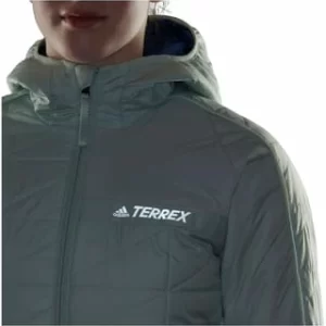 Adidas Steppjacke MT Reißverschluss,Reißverschluss-Tasche,Taschen Damen Linen Green 30