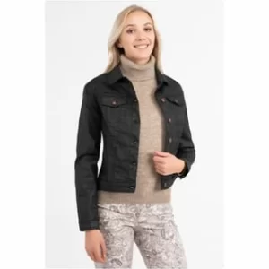 RECOVER Pants Lederimitatjacke Damen Jacke In Lederoptik SCHWARZ 9