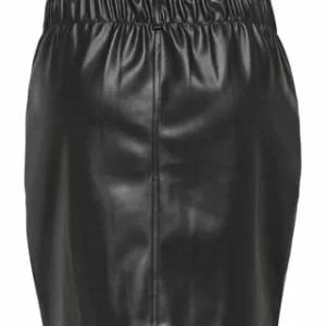 ONLY® Rock, Kunstleder, Rüschen, Für Damen 177911 BLACK 10