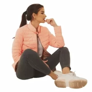 Killtec® Steppjacke, Stehkragen, Taillierte Passform, Für Damen 00654 NEON-ORANGE 13