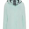 Killtec® Übergangsjacke, Kapuze, Kordelzug, Reißverschlusstaschen, Für Damen Mint 16