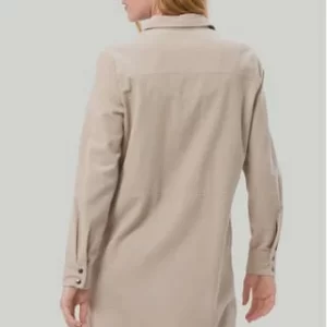 Zero Blusenkleid, Druckknopfleiste, Hemdkragen, Für Damen 7400 LIGHT SAND 18