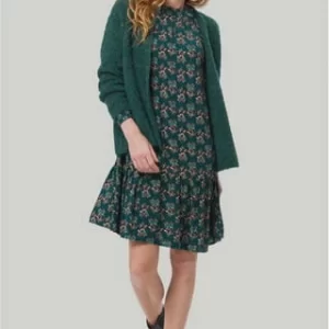 Zero Blusenkleid, Rundhals, Für Damen 5824 DARK GREENNA 10