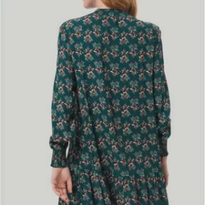 Zero Blusenkleid, Rundhals, Für Damen 5824 DARK GREENNA 18