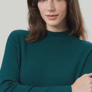 Zero Strickkleid, Stehkragen, Zierknöpfe, Für Damen 5025 DARK SEA 13