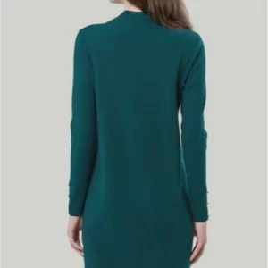 Zero Strickkleid, Stehkragen, Zierknöpfe, Für Damen 5025 DARK SEA 15
