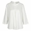 Adagio Bluse “Nina”, Kellerfalte, Blusenkragen, Für Damen Off-white 14