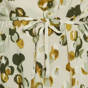 Cartoon Tunikakleid Mit Muster Green/ Khaki 22