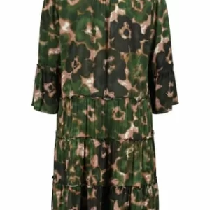 Cartoon 15967242_Kleid Ku, 7854 TAUPE/GREEN, 34 7854 TAUPE/ GREEN 13