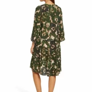 Cartoon 15967242_Kleid Ku, 7854 TAUPE/GREEN, 34 7854 TAUPE/ GREEN 17