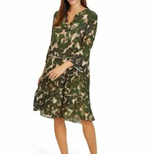 Cartoon 15967242_Kleid Ku, 7854 TAUPE/GREEN, 34 7854 TAUPE/ GREEN 19