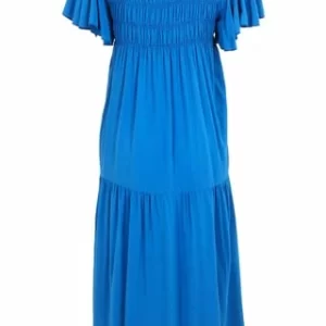 Cartoon Sommerkleid Unifarben Victoria Blue 11