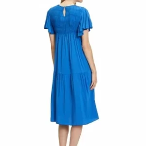 Cartoon Sommerkleid Unifarben Victoria Blue 13
