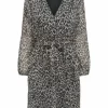 ONLY® Kleid, Allover-Print, Bindegürtel, Für Damen PUMICE 22