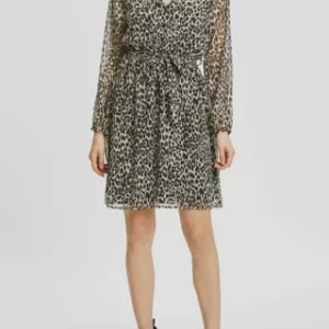 ONLY® Kleid, Allover-Print, Bindegürtel, Für Damen PUMICE 11