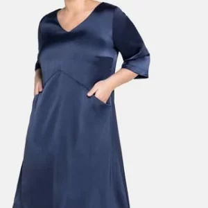 Sheego Cocktailkleid Dunkelblau 12