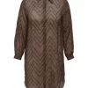 ONLY CARMAKOMA Hemdblusenkleid, Grafisch, Für Damen 228517001 ARGAN O 14
