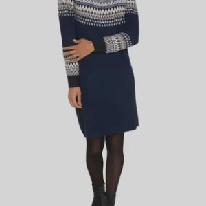 ESPRIT Pulloverkleid, Knielang, Für Damen E403 NAVY 4 10