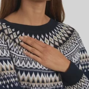 ESPRIT Pulloverkleid, Knielang, Für Damen E403 NAVY 4 16