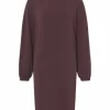 Myline Strickkleid, Midi, Rundhals, Bündchen, Für Damen FUDGE 17